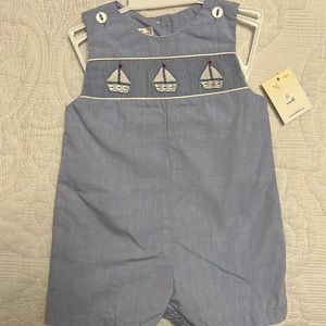 Baby boy romper. Petit Ami. Brand new with tags. 6 months